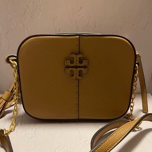 Tory Burch McGraw Camera Crossbody Bag.